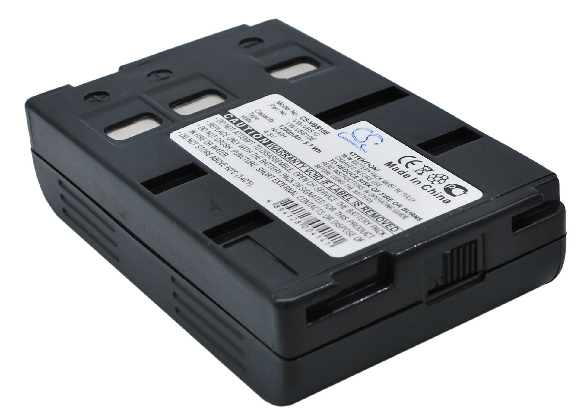 4.8V 1200mAh/5.76Wh Ni-MH Camera Battery for Panasonic