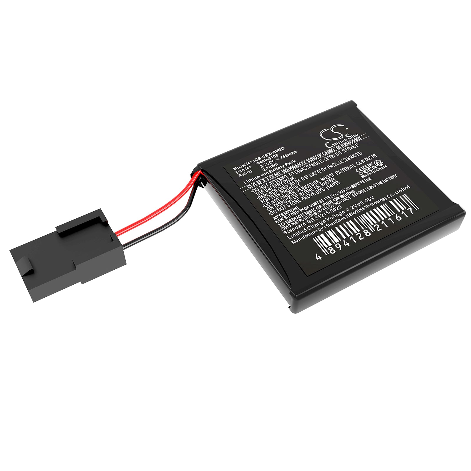 CS-VBX600MD Replacement Battery – Compatible with BladderScan Probe BVI 6000, Bladerscan BVI 6X00, BVI 6100, BVI 6200, BVI 6400, BVI 6500