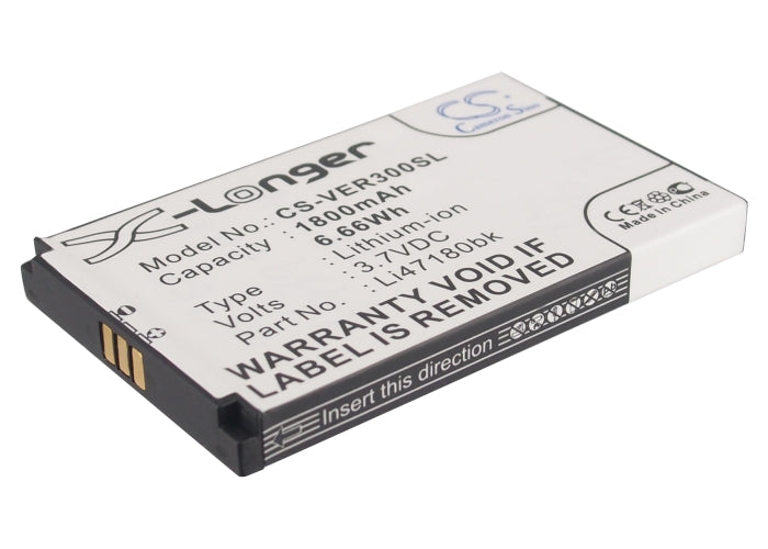 3.7V 1800mAh/6.66Wh Li-ion Mobile/SmartPhone Battery for ViewSonic