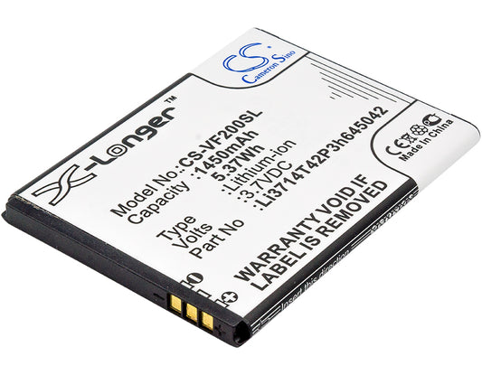 3.7V 1450mAh/5.37Wh Li-ion Mobile/SmartPhone Battery for Vodafone