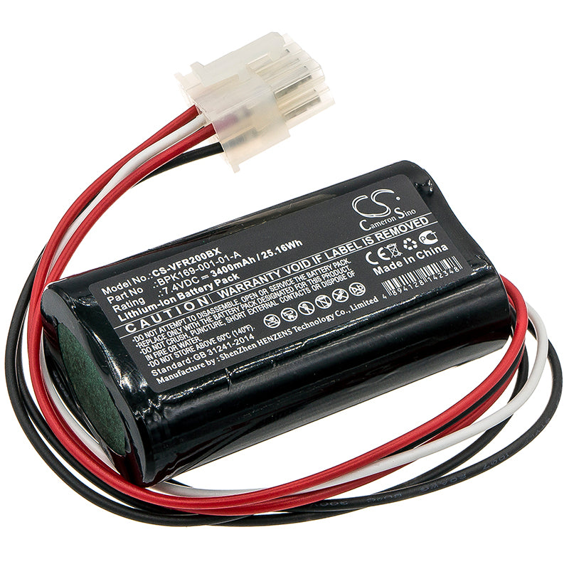7.4V 3400mAh/25.16Wh Li-ion Payment Terminal Battery for Verifone