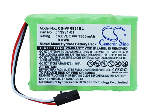 6V 1500mAh/9.0Wh Ni-MH Payment Terminal Battery for Verifone