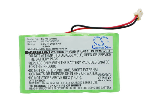7.2V 2000mAh Ni-MH Payment Terminal Battery for Verifone