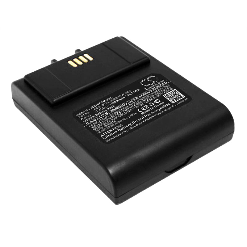 7.4V 1800mAh/13.32Wh Li-ion Payment Terminal Battery for Verifone