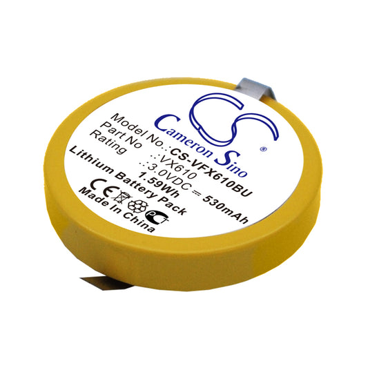 3V 530mAh/1.59Wh Li-ion CMOS/BackUp Battery for VeriFone