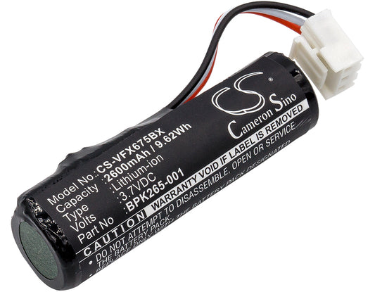 3.7V 2600mAh/9.62Wh Li-ion Payment Terminal Battery for Verifone