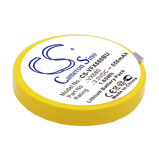 3V 550mAh/1.65Wh Li-ion CMOS/BackUp Battery for VeriFone