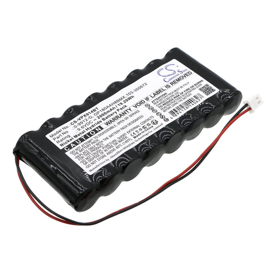 9.6V 2000mAh/19.20Wh Ni-MH Alarm System Battery for Visonic