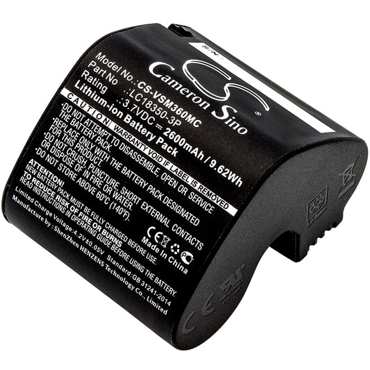 3.7V 2600mAh/9.62Wh Li-ion Camera Battery for Panoramic