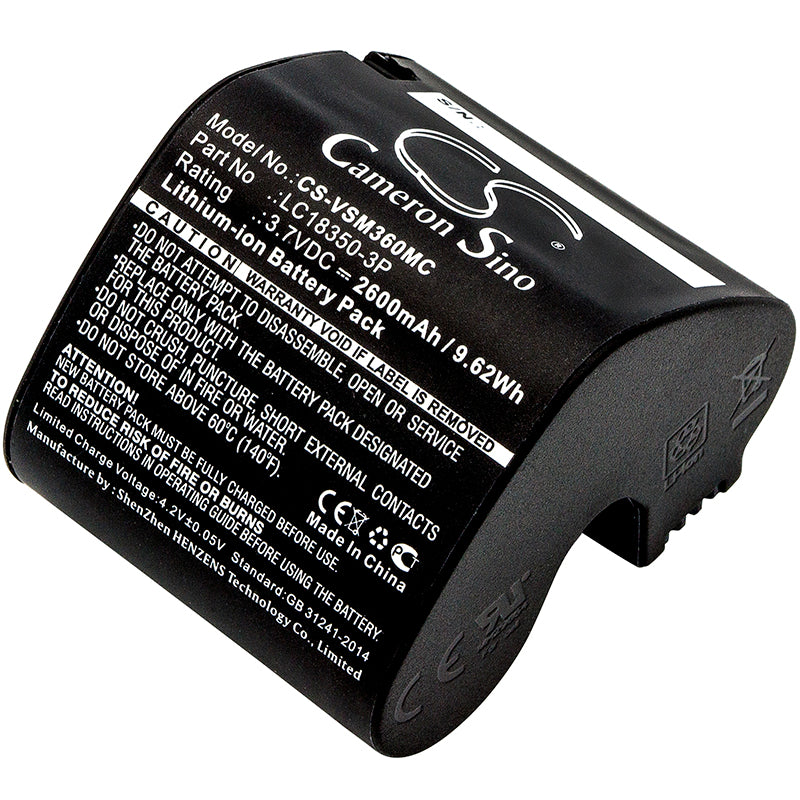 3.7V 2600mAh/9.62Wh Li-ion Camera Battery for VSN Mobil