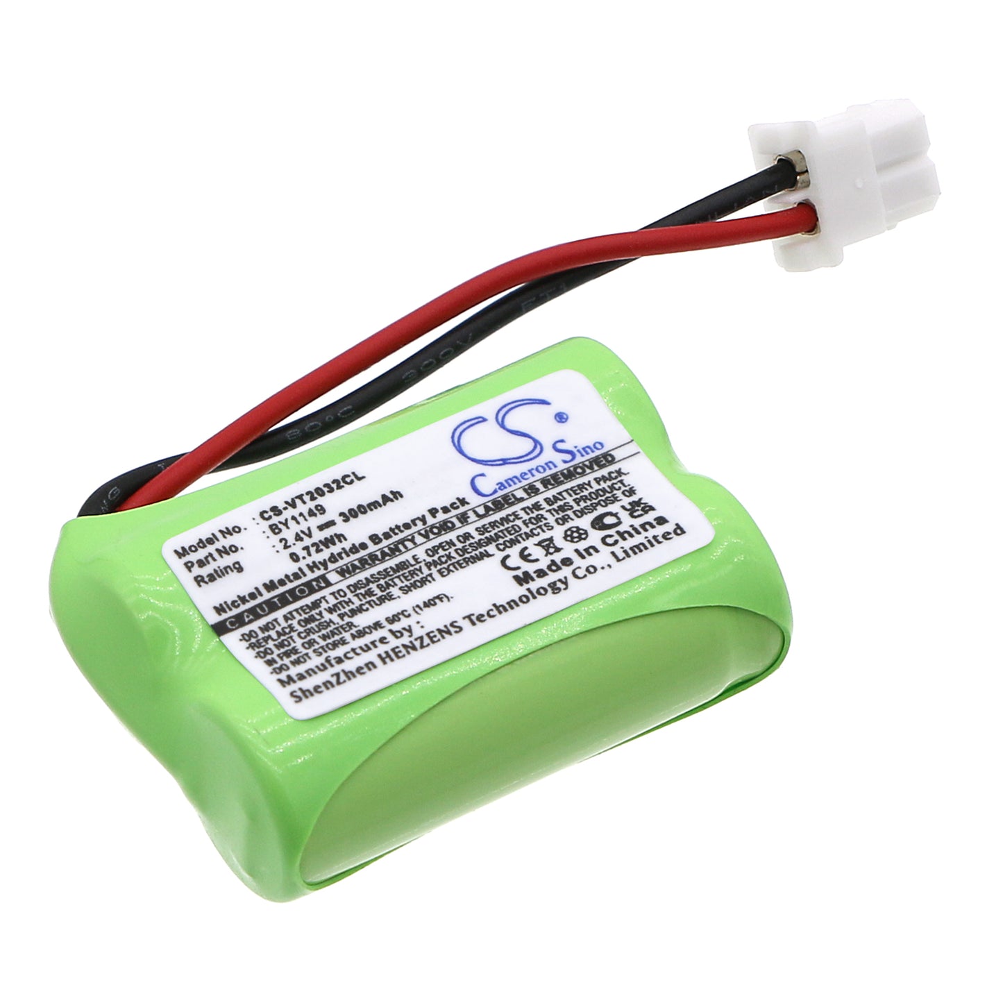 2.4V 300mAh Ni-MH Cordless Phone Battery for V TECH