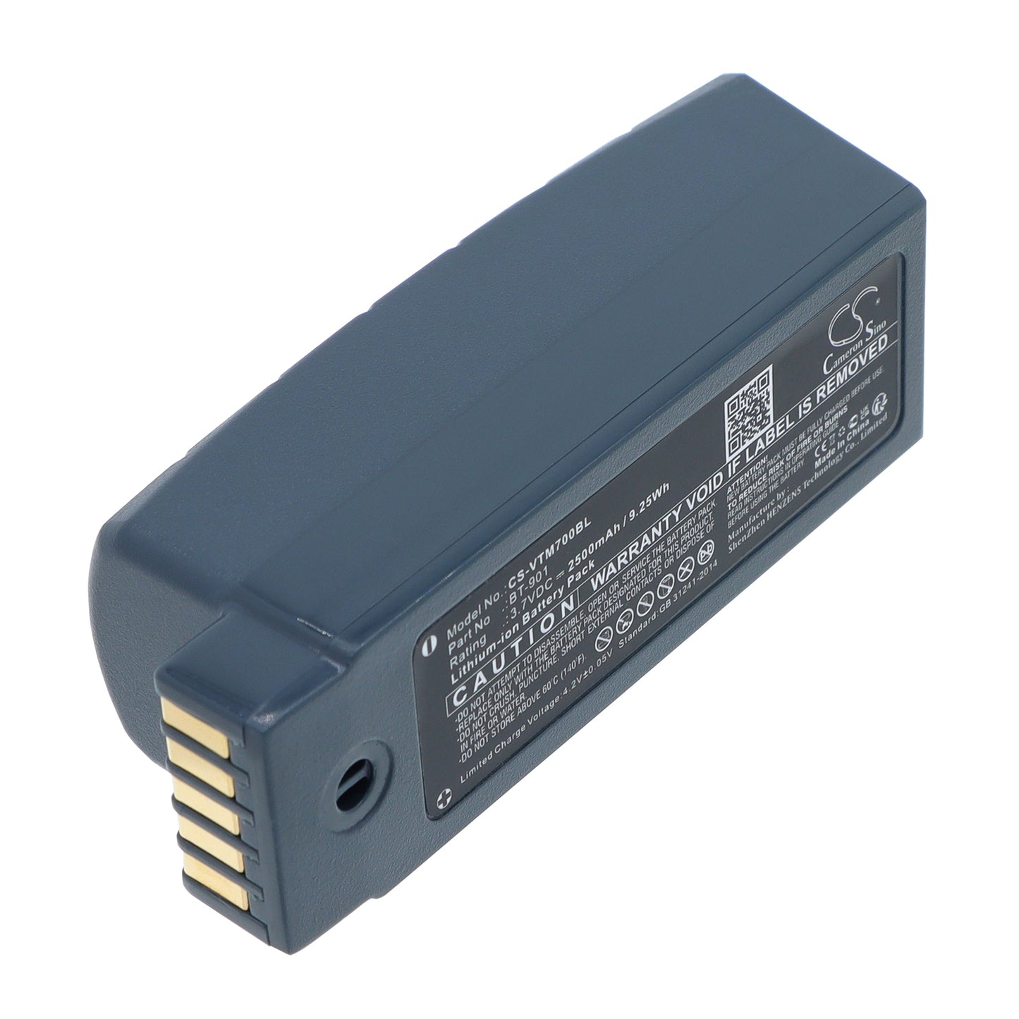 3.7V 2500mAh/9.25Wh Li-ion Barcode/Scanner Battery for Vocollect