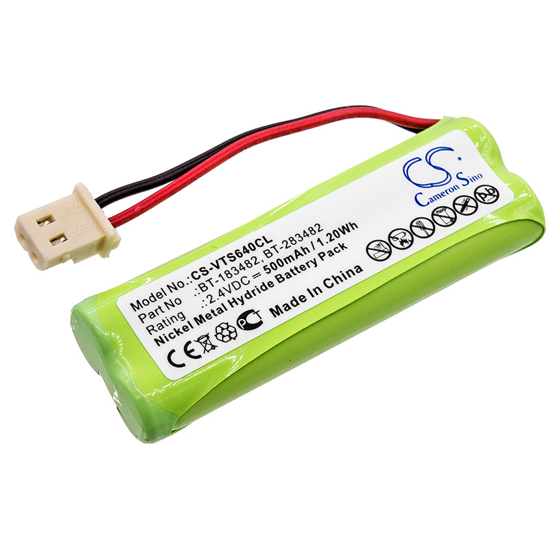 2.4V 500mAh/1.20Wh Ni-MH Cordless Phone Battery for V TECH