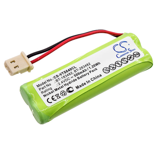 2.4V 500mAh/1.20Wh Ni-MH Cordless Phone Battery for V TECH