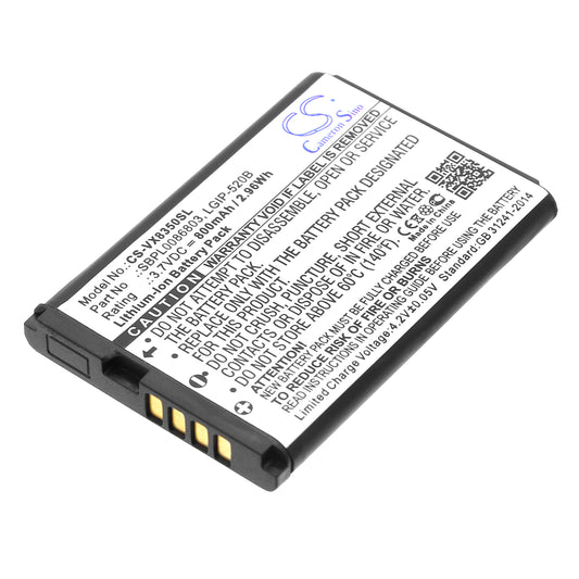3.7V 800mAh/2.96Wh Li-ion Mobile/SmartPhone Battery for MetroPCS
