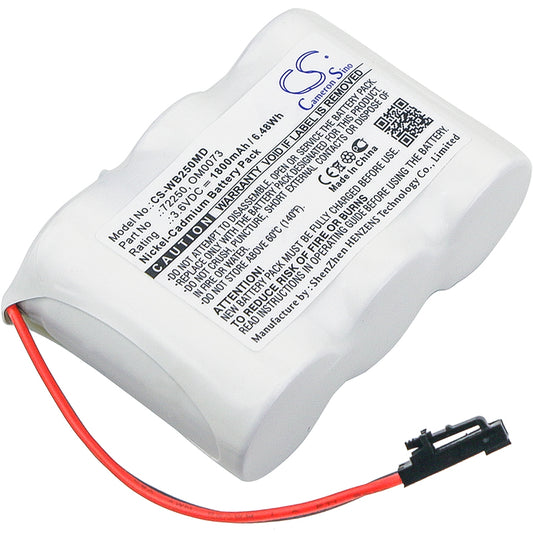 3.6V 1800mAh/6.48Wh Ni-CD Medical Battery for Welch-Allyn