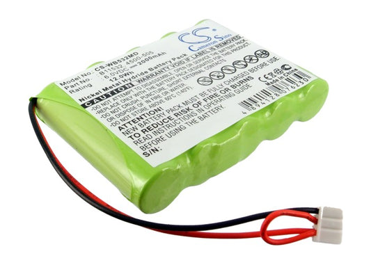 6V 2000mAh/12.0Wh Ni-MH Medical Battery for Welch-Allyn