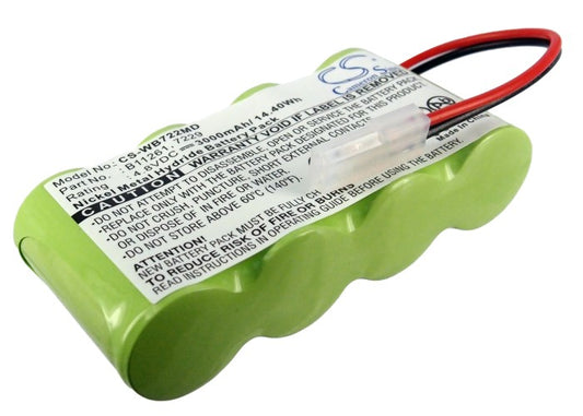 4.8V 3000mAh/14.40Wh Ni-MH Medical Battery for Welch-Allyn