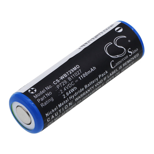 2.4V 1100mAh/2.64Wh Ni-MH Medical Battery for Welch-Allyn