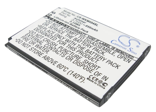 3.7V 850mAh/3.15Wh Li-ion Mobile/SmartPhone Battery for WIKO