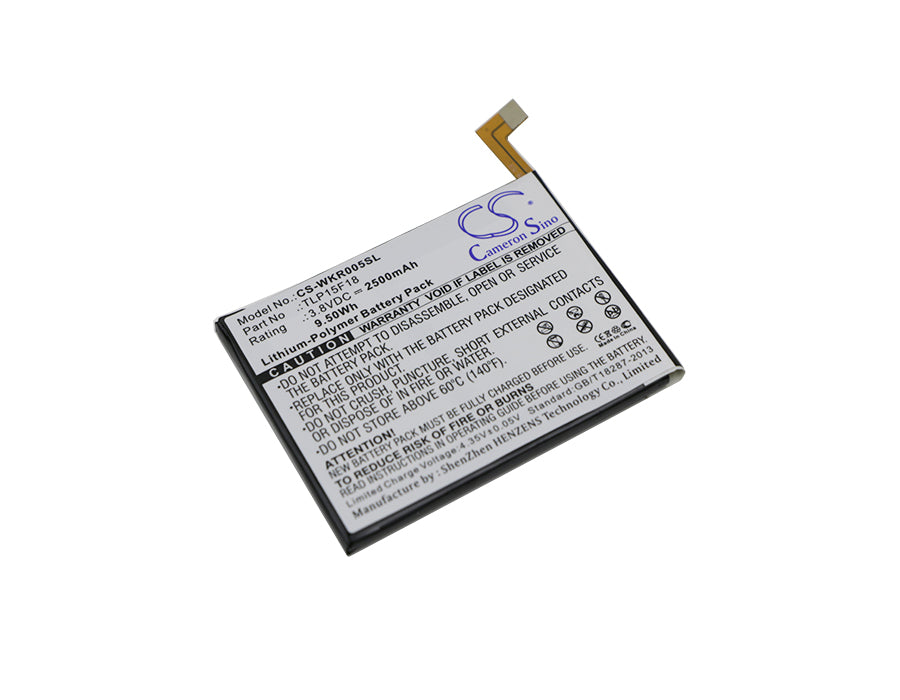 3.8V 2500mAh/9.50Wh Li-Polymer Mobile/SmartPhone Battery for WIKO