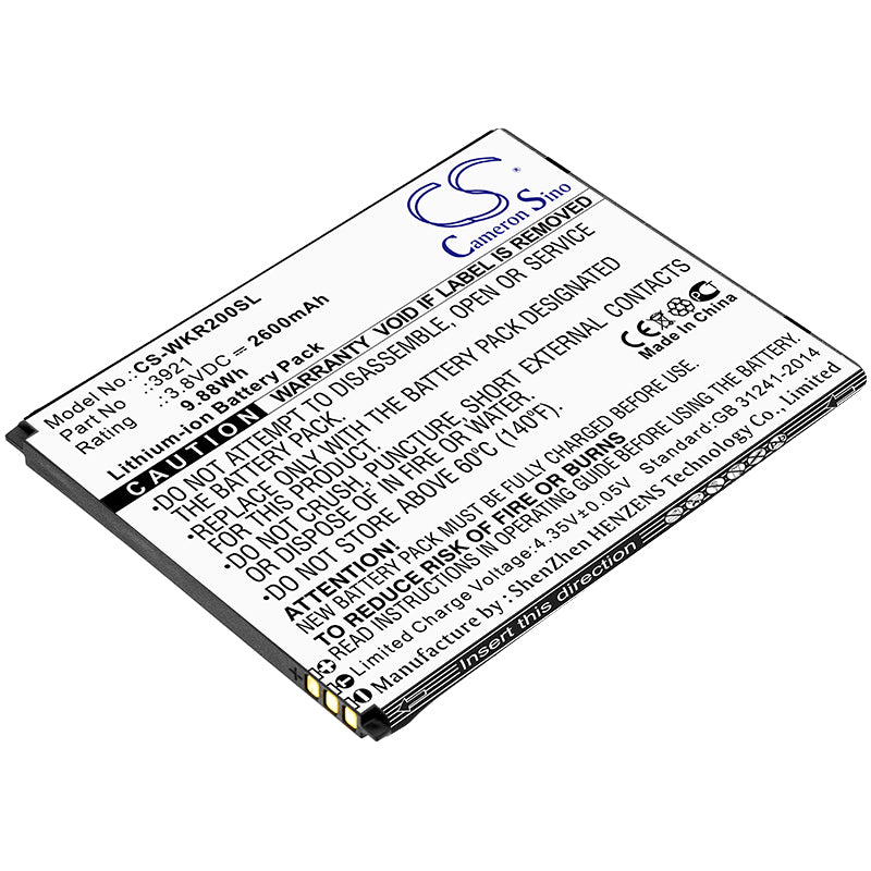 CS-WKR200SL Replacement Battery – Compatible with ROBBY 2