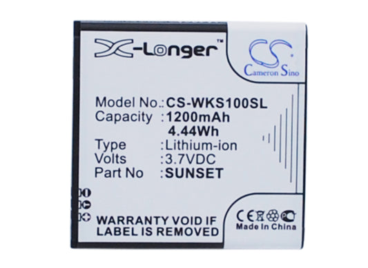 3.7V 1200mAh/4.44Wh Li-ion Mobile/SmartPhone Battery for BLU