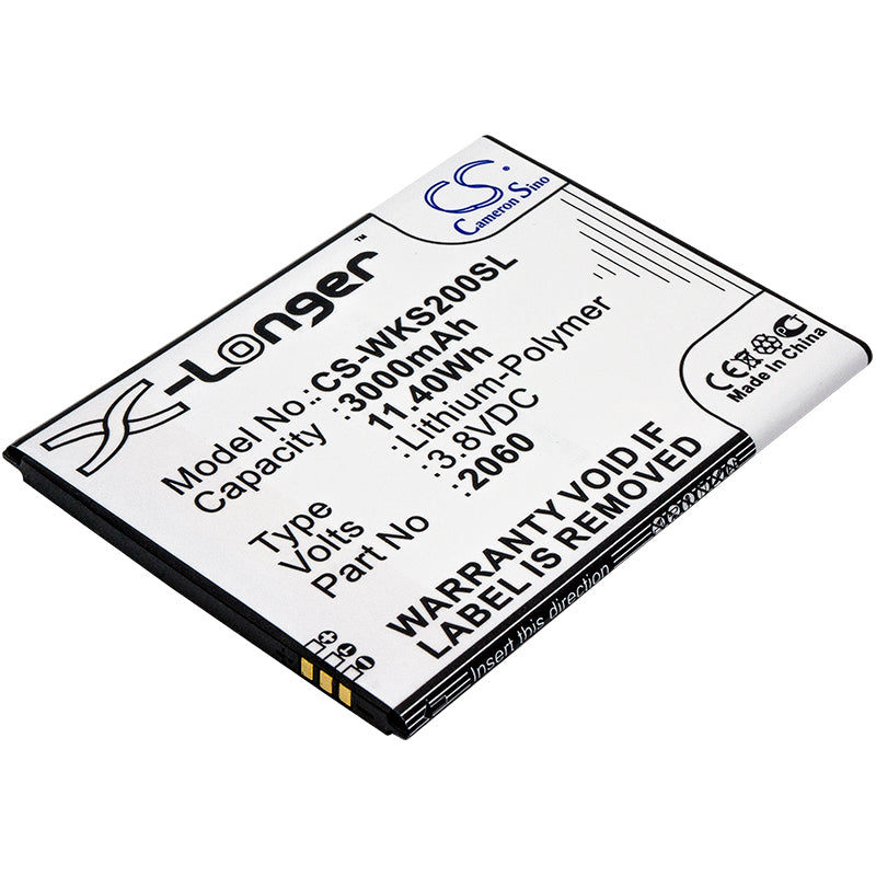 3.8V 3000mAh/11.40Wh Li-Polymer Mobile/SmartPhone Battery for WIKO