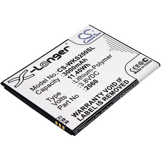 3.8V 3000mAh/11.40Wh Li-Polymer Mobile/SmartPhone Battery for WIKO