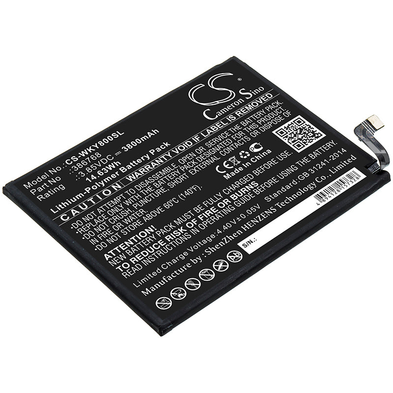 CS-WKY800SL Replacement Battery – Compatible with W-V720, Y80