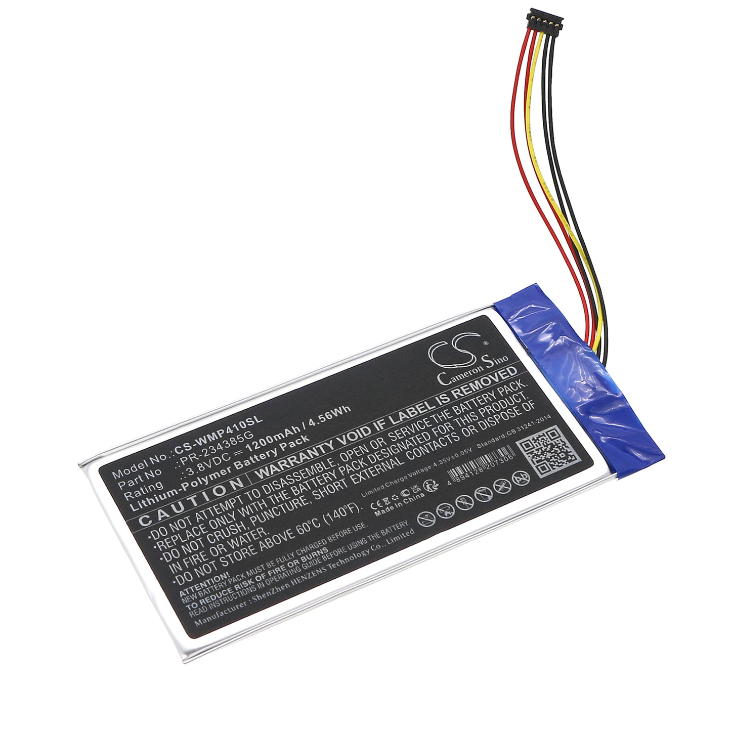 CS-WMP410SL Replacement Battery – Compatible with CTL4100, CTL-4100/K0-C, CTL6100, CTL6100WL
