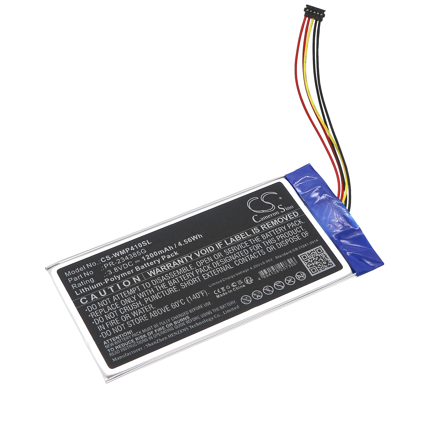 CS-WMP410SL Replacement Battery – Compatible with CTL4100, CTL-4100/K0-C, CTL6100, CTL6100WL