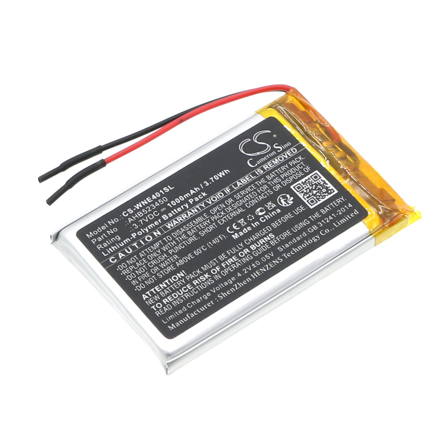 CS-WNE401SL Replacement Battery – Compatible with Silber WE401