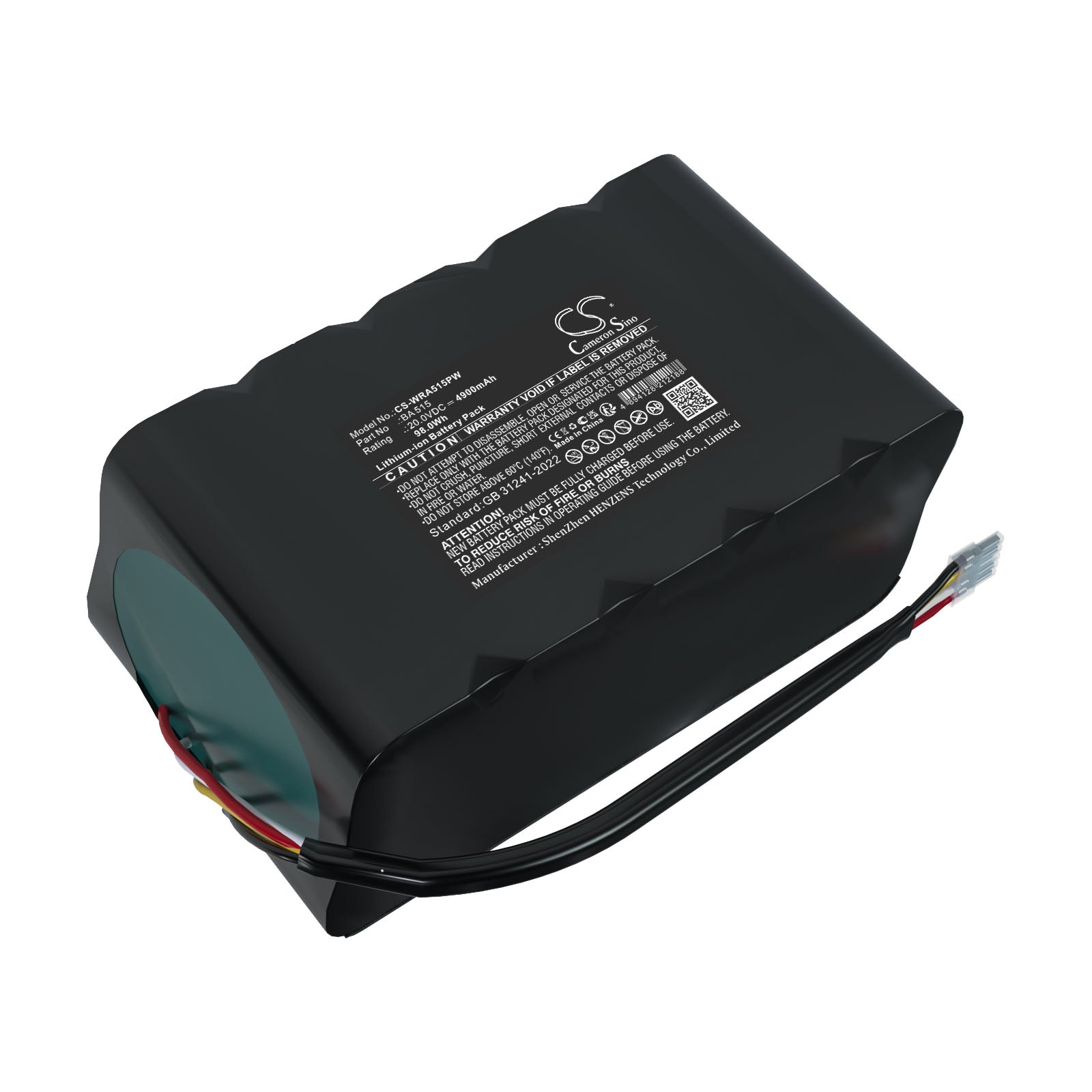 CS-WRA515PW Replacement Battery – Compatible with RM 1000 WIU-SN, RM 500 WiU-SN, RM 750 BTU-SN, RM 900 WiU-SC, Silaro Robotic
