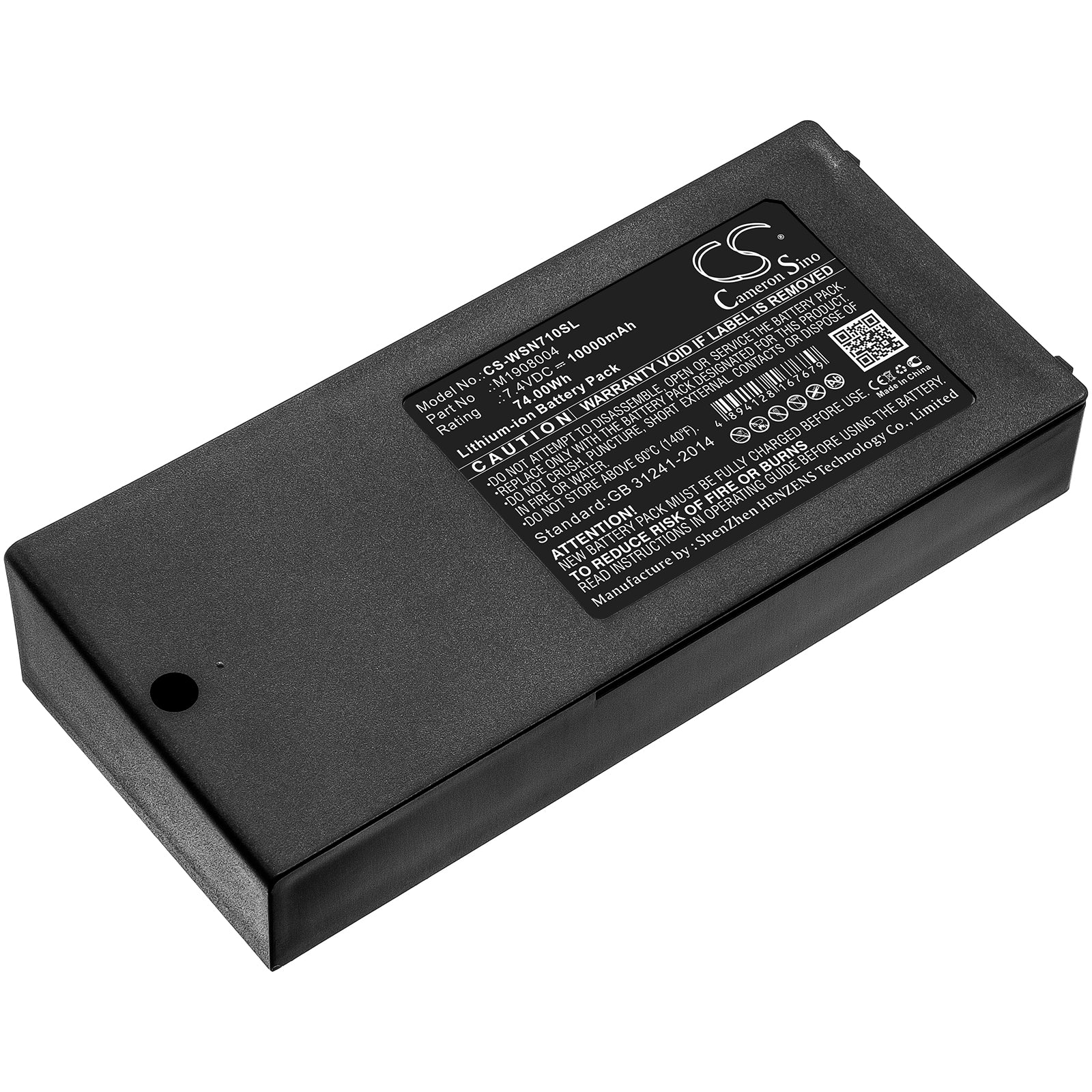 CS-WSN710SL Replacement Battery – Compatible with MSO7062TD, MSO7062TD-V, MSO7102TD, MSO7102TD-V, MSO8102T-V, MSO8202T, MSO8202T-V, PDS8202T, Powers MSO Oscilloscopes