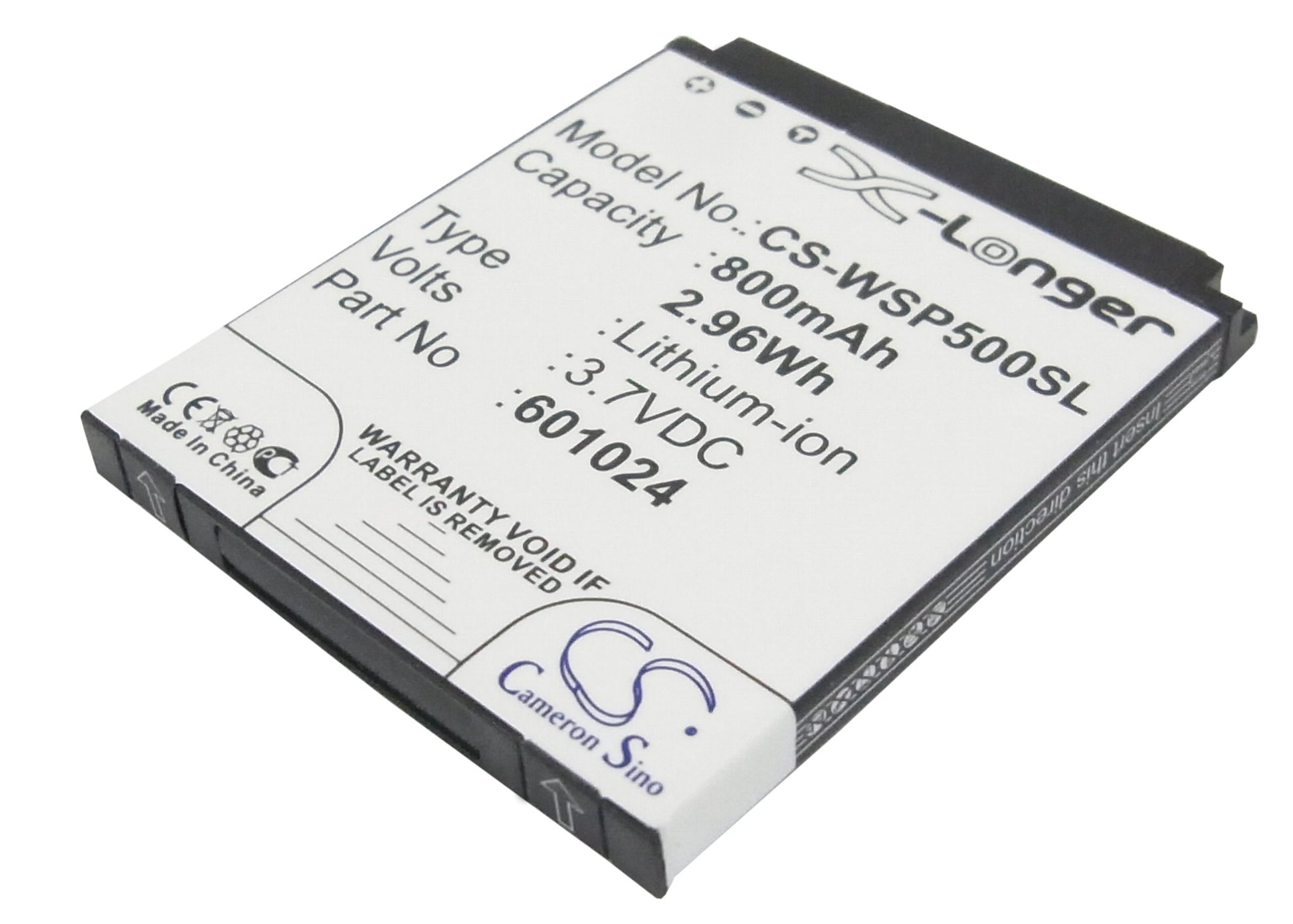 3.7V 800mAh/2.96Wh Li-ion Mobile/SmartPhone Battery for Swissvoice