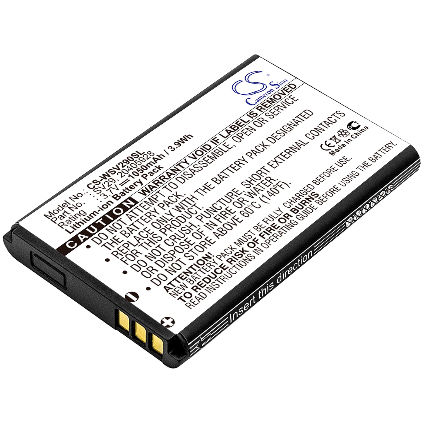 3.7V 1050mAh/3.89Wh Li-ion Mobile/SmartPhone Battery for Maas