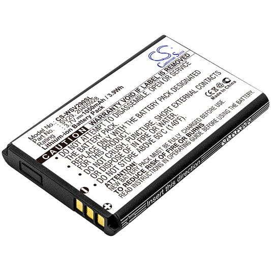 3.7V 1050mAh/3.89Wh Li-ion Mobile/SmartPhone Battery for SWISSTONE