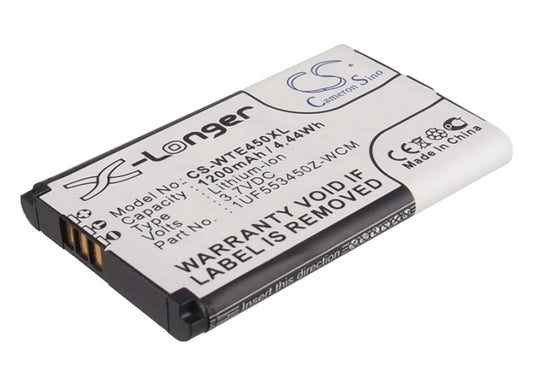 3.7V 1200mAh/4.44Wh Li-ion Tablet Battery for Bamboo