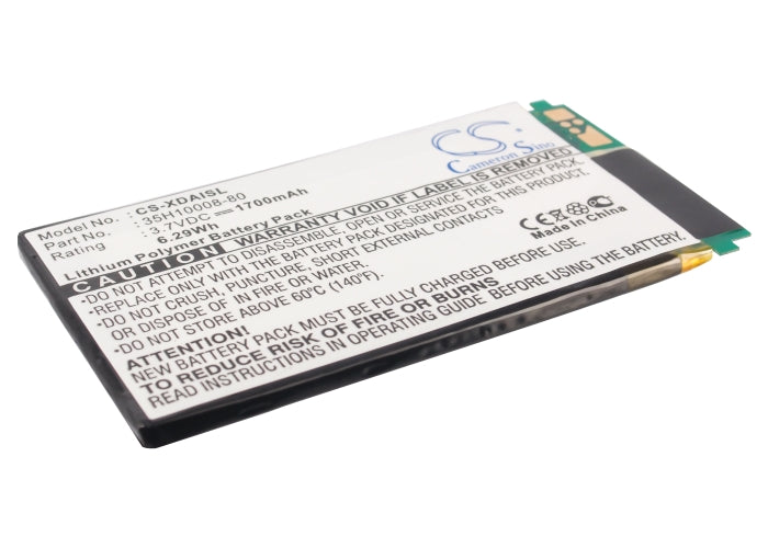 3.7V 1700mAh/6.29Wh Li-Polymer Mobile/SmartPhone Battery for Telefonica