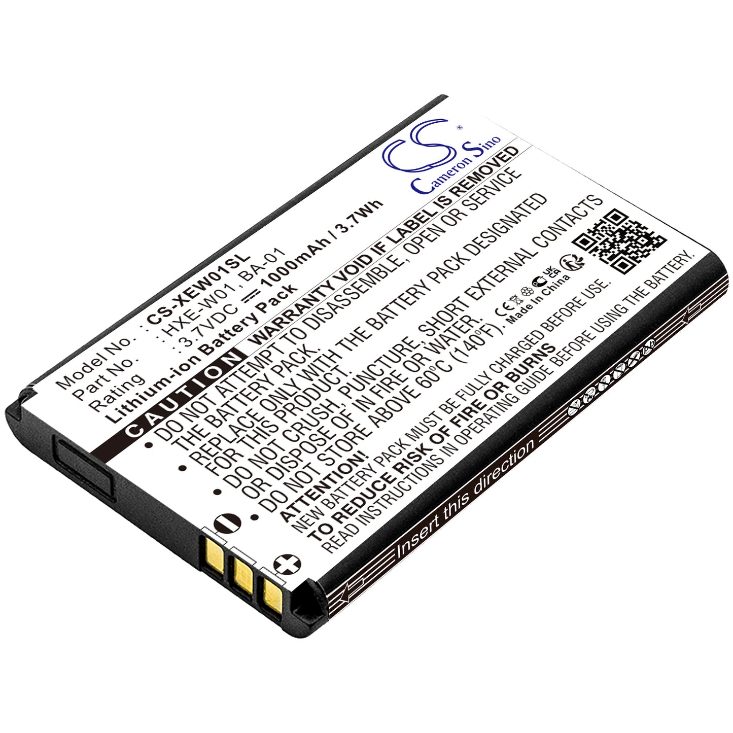 3.7V 1000mAh/3.70Wh Li-ion GPS/Navigator Battery for ezGPS