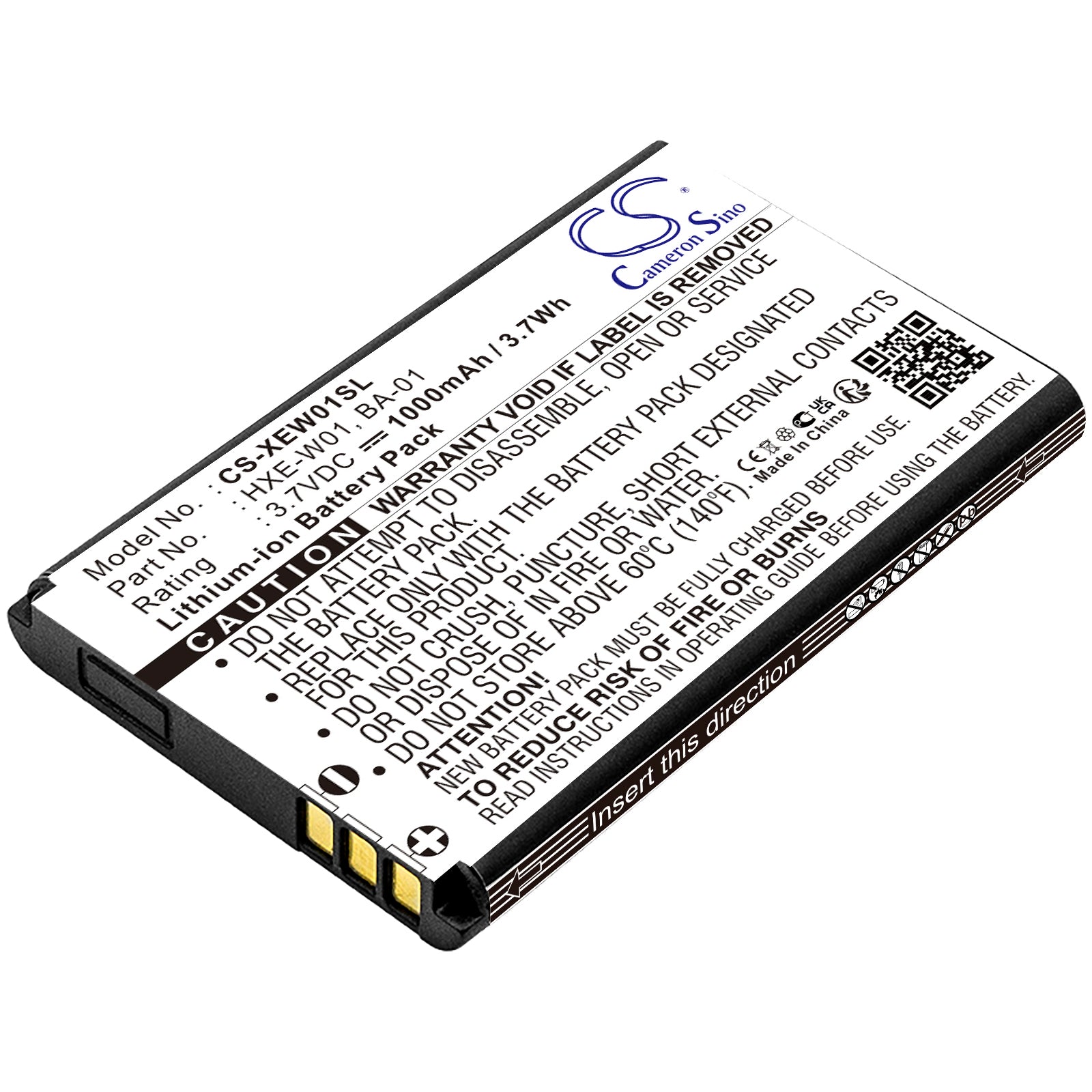 3.7V 1000mAh/3.70Wh Li-ion GPS/Navigator Battery for Holux