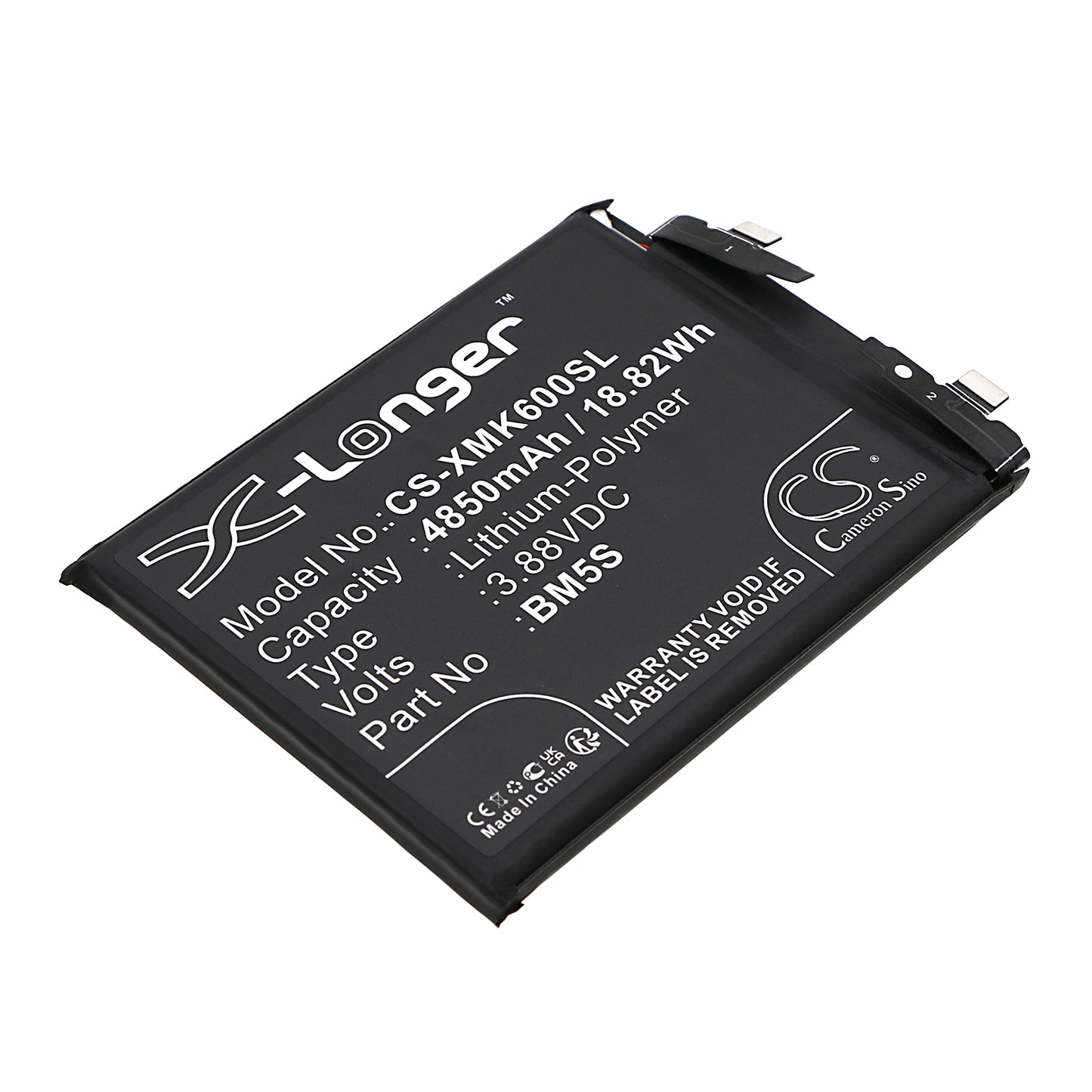 CS-XMK600SL Replacement Battery – Compatible with 13T Pro, K60, K60 Ultra