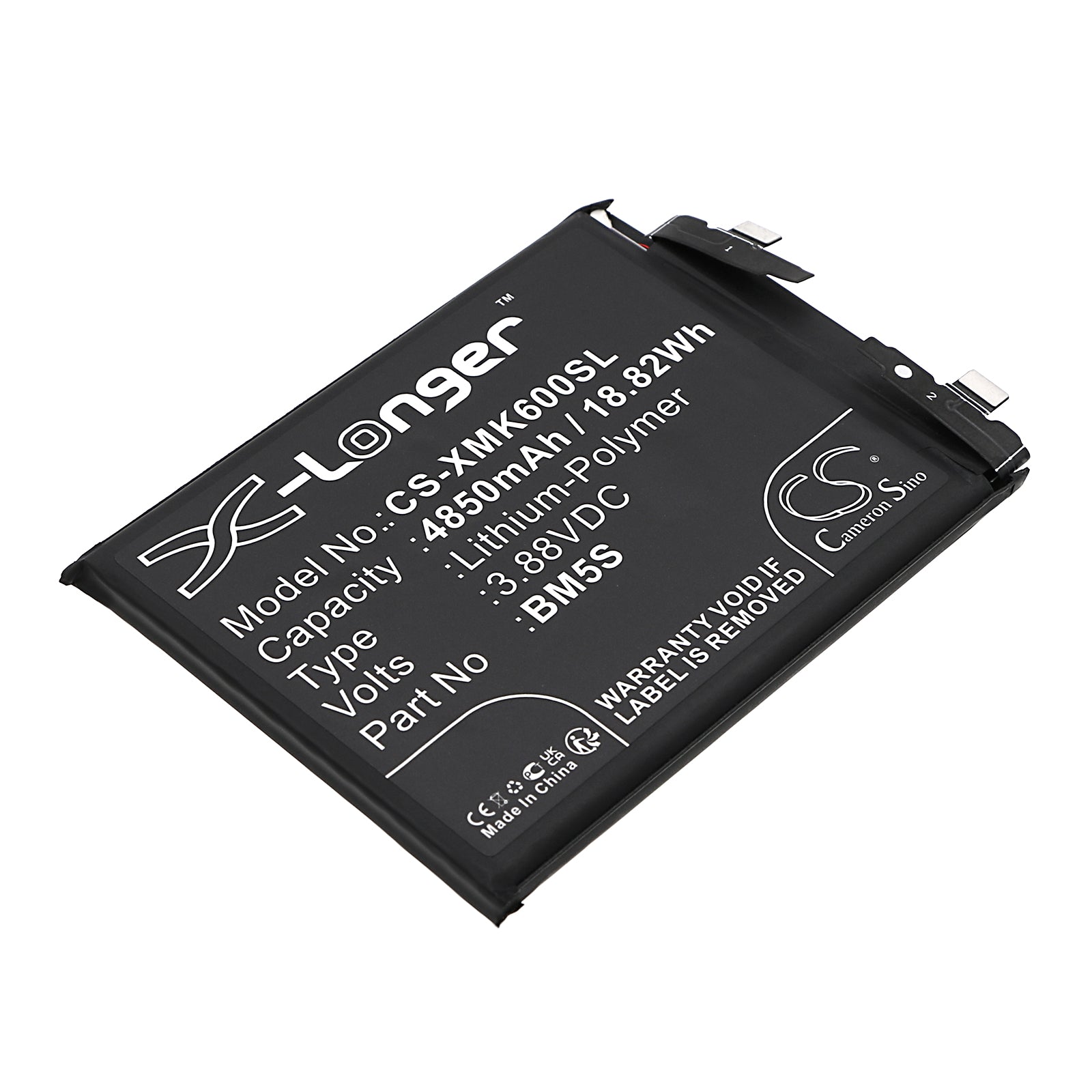 CS-XMK600SL Replacement Battery – Compatible with 13T Pro, K60, K60 Ultra