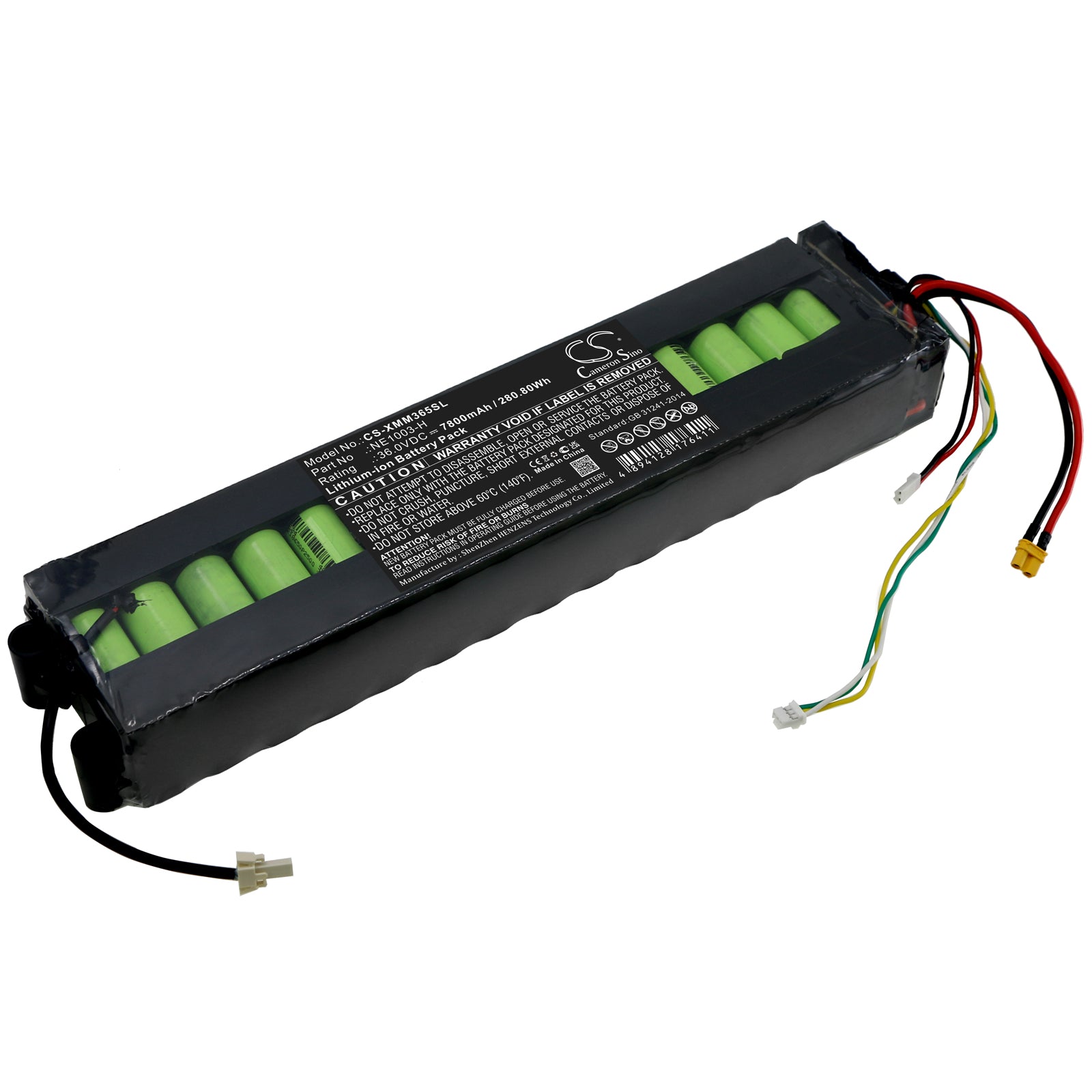 CS-XMM365SL Replacement Battery – Compatible with 1S, Essential, M365, M365 Pro, M365 Pro Smart Foldabl, Mi scooter 3