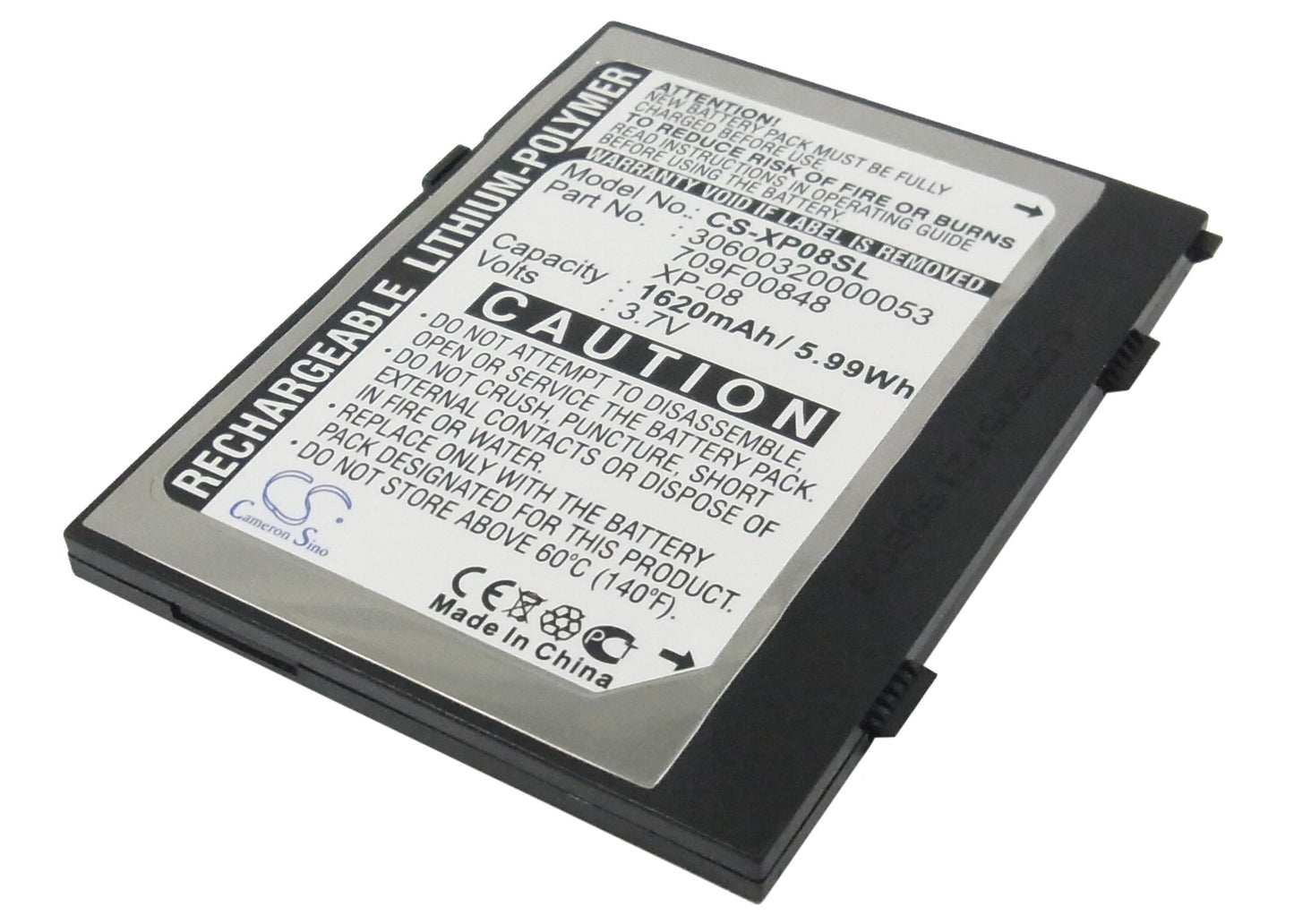 3.7V 1620mAh/5.99Wh Li-Polymer Mobile/SmartPhone Battery for O2