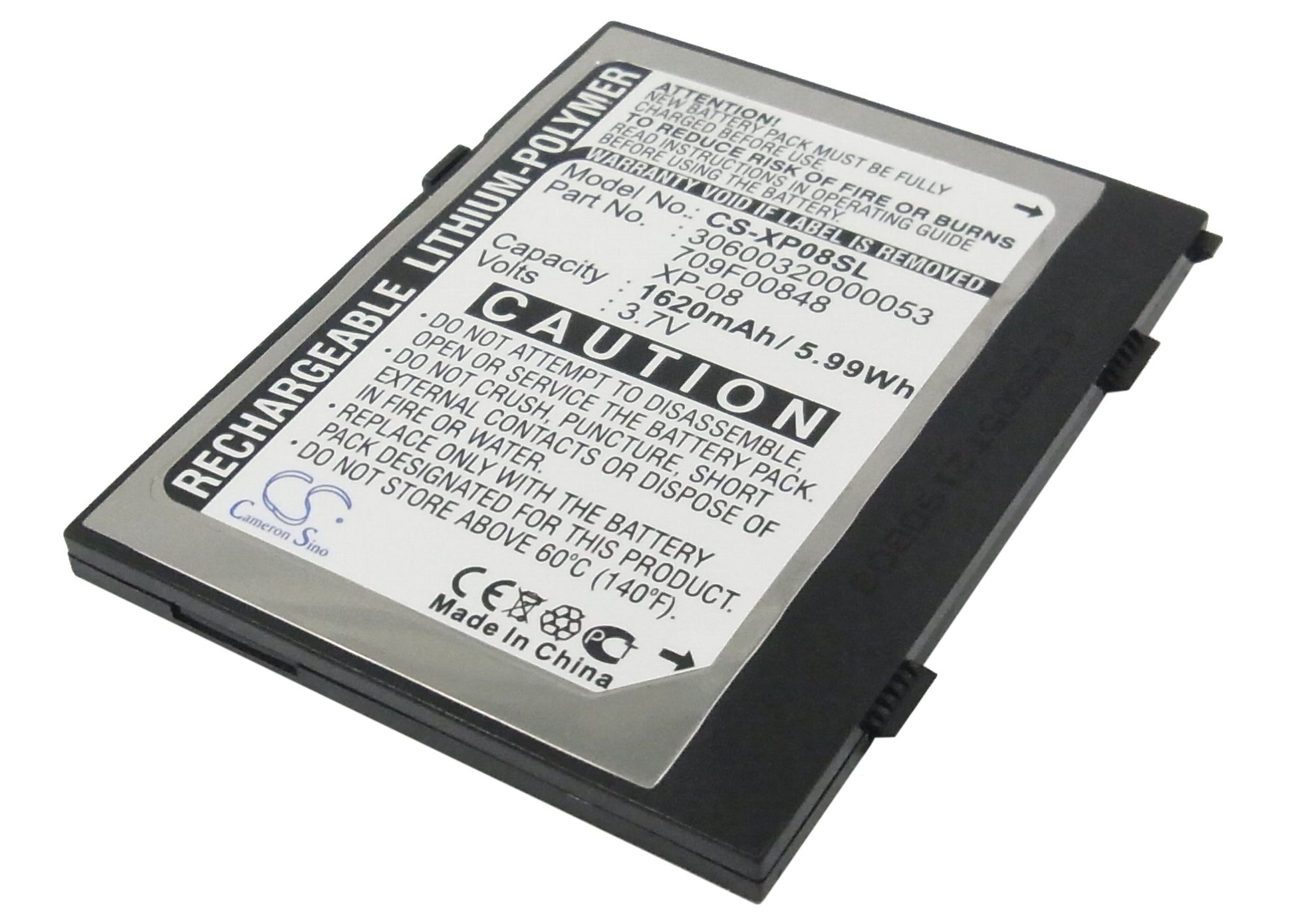 3.7V 1620mAh/5.99Wh Li-Polymer Mobile/SmartPhone Battery for O2