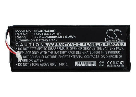 3.7V 1400mAh Li-ion Remote Control Battery for Xpend