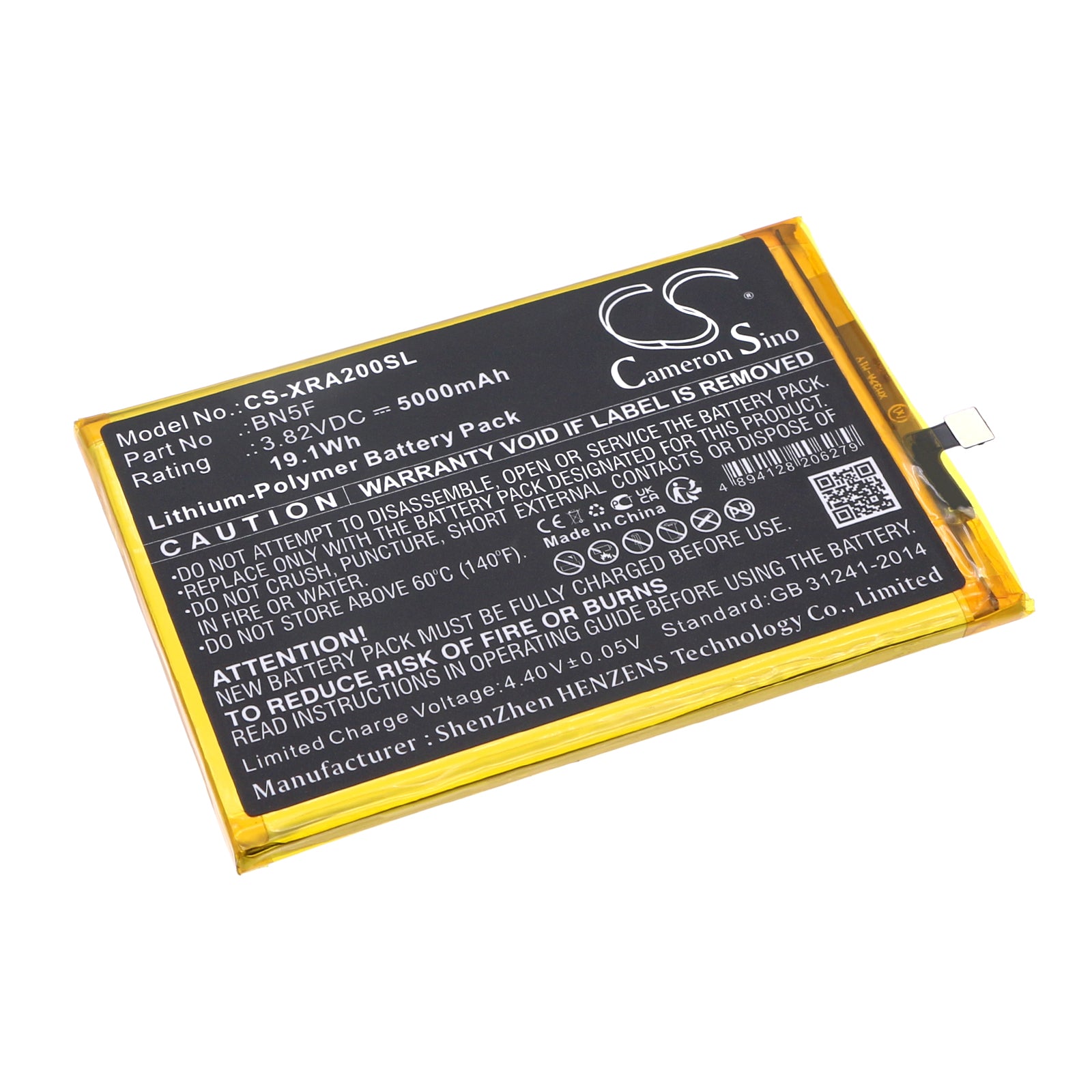 CS-XRA200SL Replacement Battery – Compatible with 23026RN54G, 23028RN4DG, Redmi A2