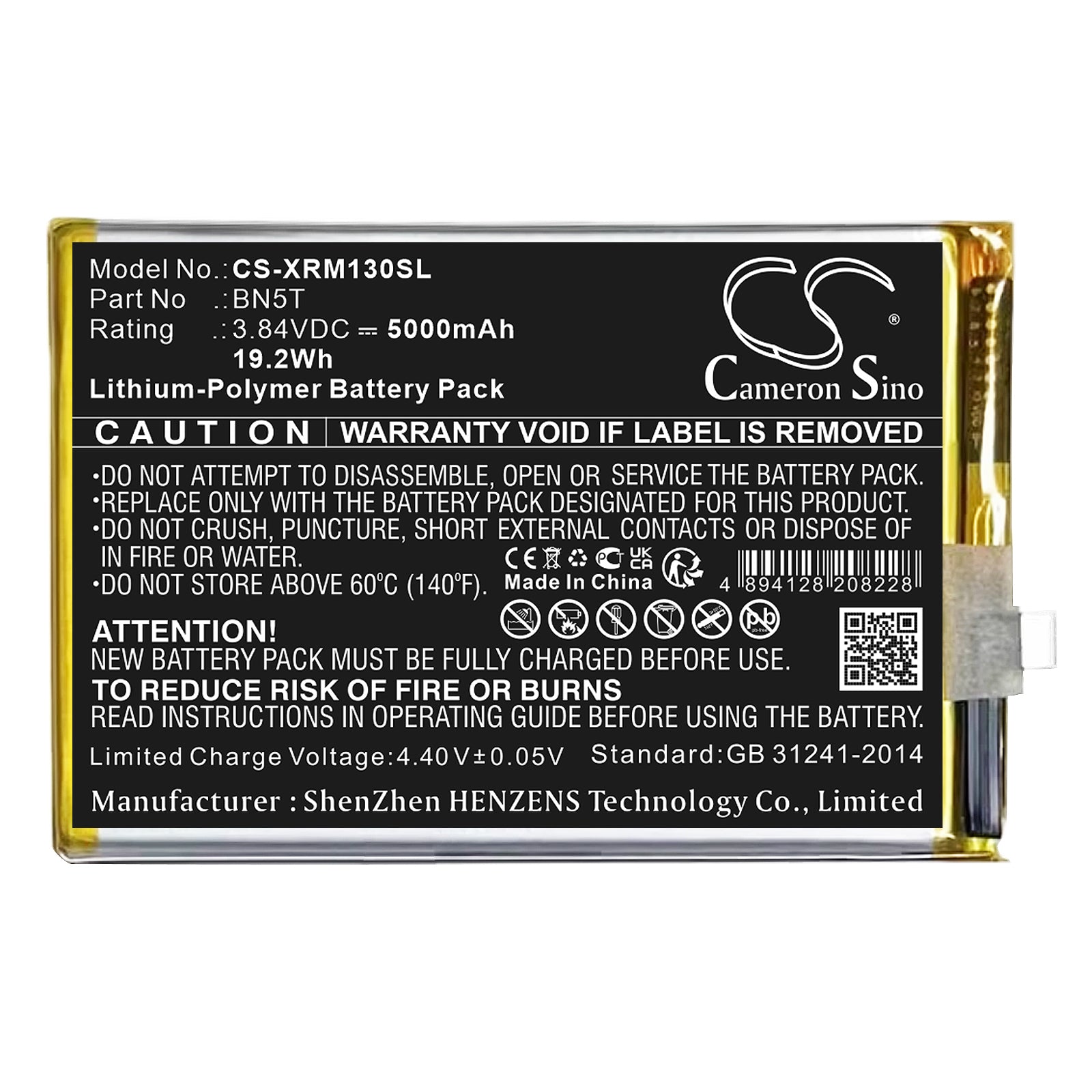 CS-XRM130SL Replacement Battery – Compatible with 13